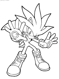 de sonic x Colouring Pages