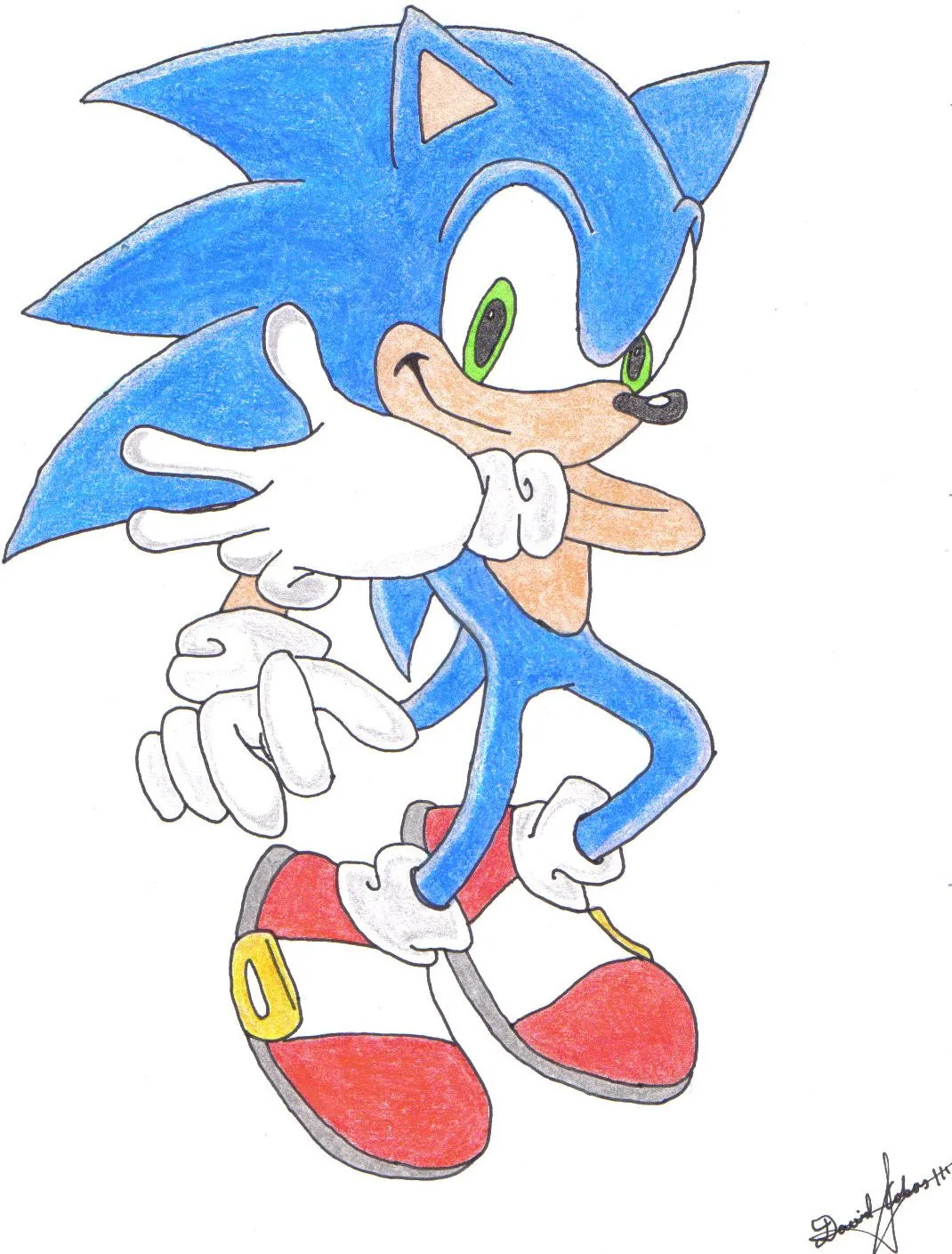 imagenes de sonic x para colorear