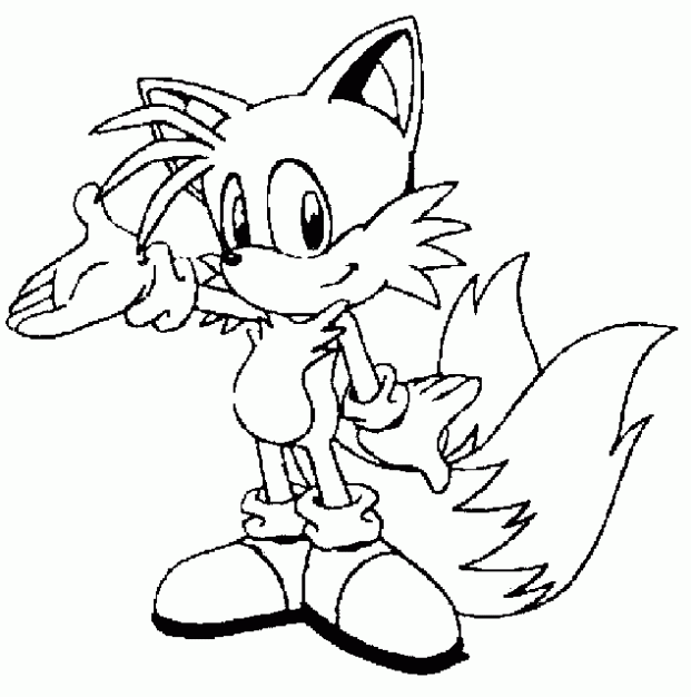 Sonic X juego Colouring Pages