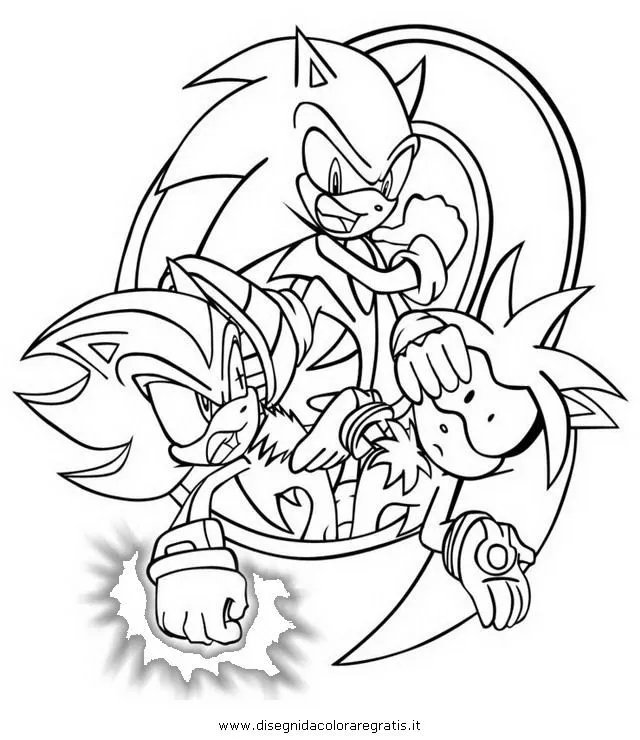 sonic sonic lobo Colouring Pages