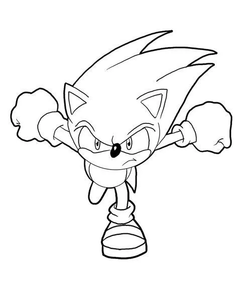 Imagenes para pintar de sonic - Imagui