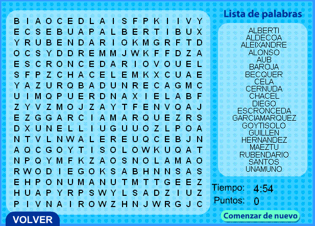 Sopa de letras