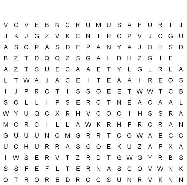 Sopas de letras de comida saludable - Imagui