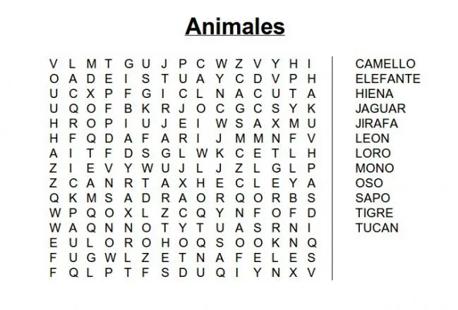 Sopa de letras, el clásico pasatiempos ahora en tu móvil |ActualApp