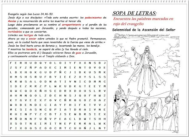 Sopa de letras cristianos para imprimir - Imagui