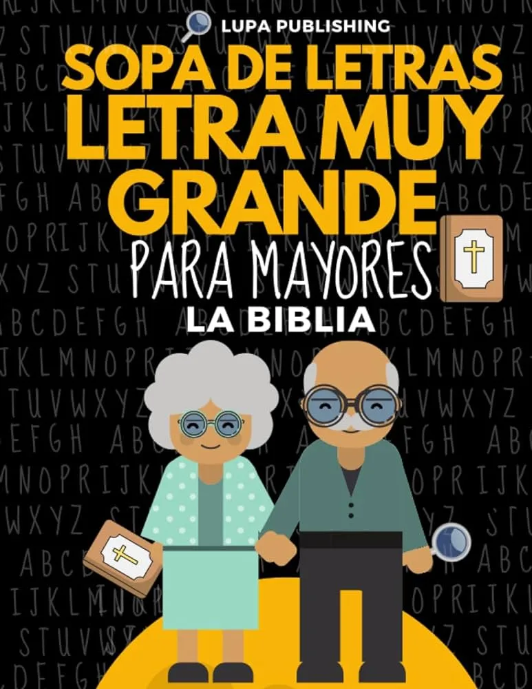 Sopa de Letras Letra Muy Grande para Mayores | La Biblia: Sopa de Letras de  la