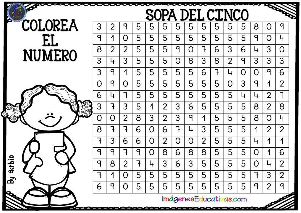 SOPA DE NÚMEROS PARA COLOREAR - Imagenes Educativas | Sopa de numeros, Numero  para colorear, Los numeros en letras