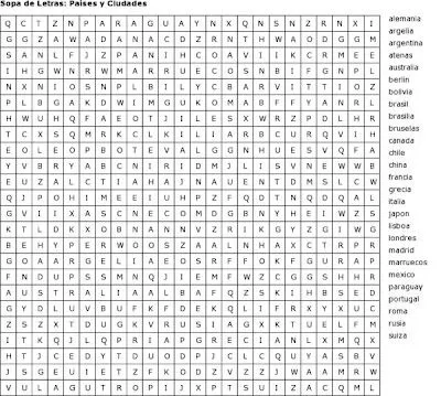 Crucigramas difíciles para imprimir - Imagui