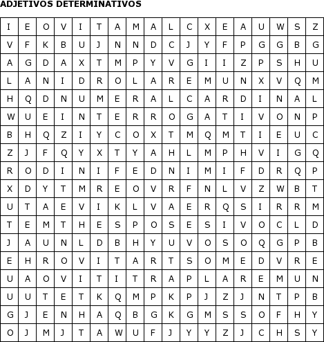 Sopas de letras de sinónimos y antónimos - Imagui