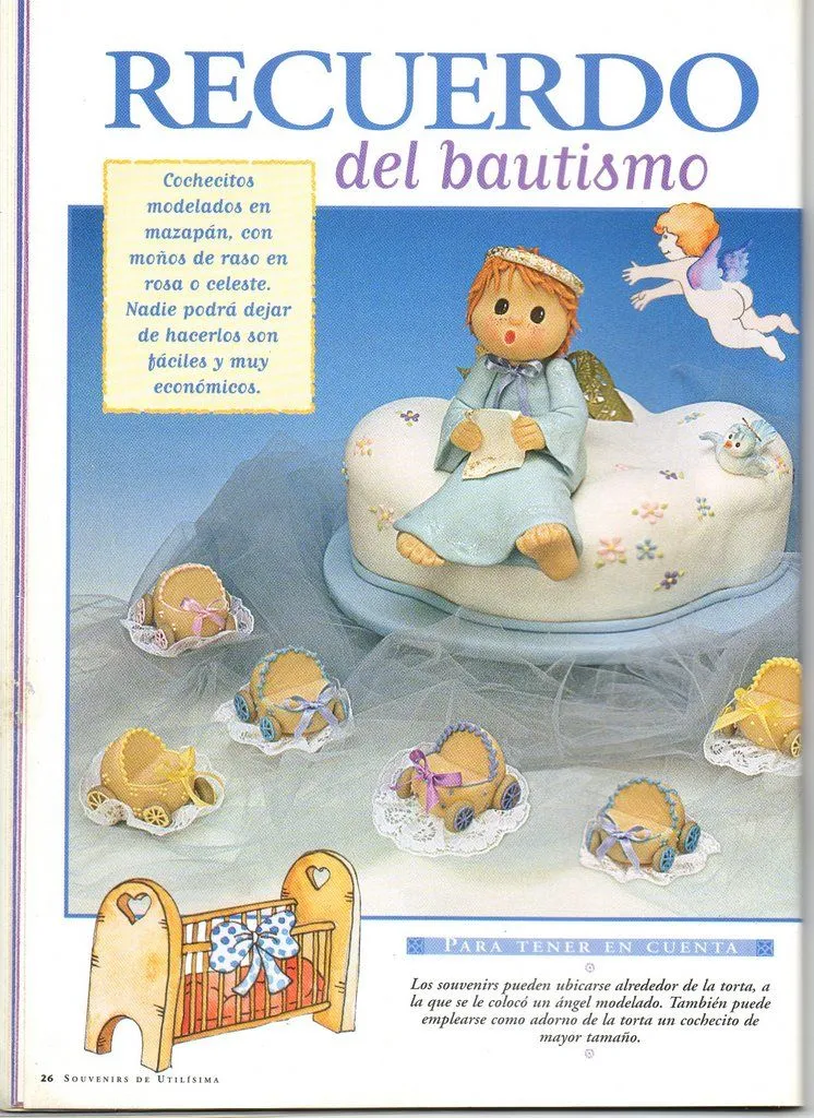 SOUVENIRS DE UTILISIMA: Cochecitos en mazapán, muñecas de fiesta ...