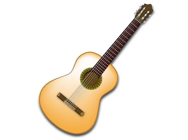 Spanish guitar vector