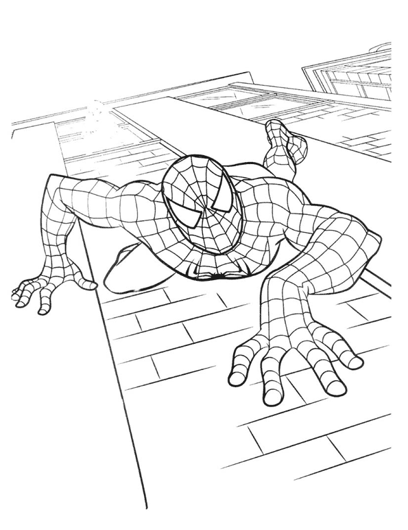 Spiderman para colorear - Imagui