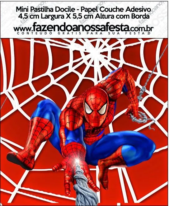 Spiderman: Etiquetas para Candy Bar para Imprimir Gratis. | Ideas ...