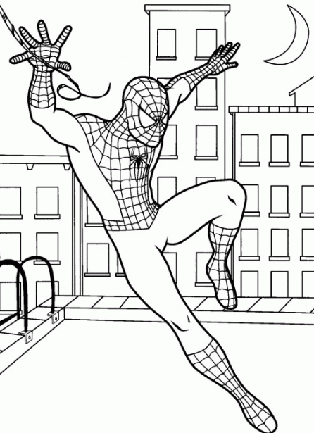 Paint and Coloring for Kids: Spiderman (