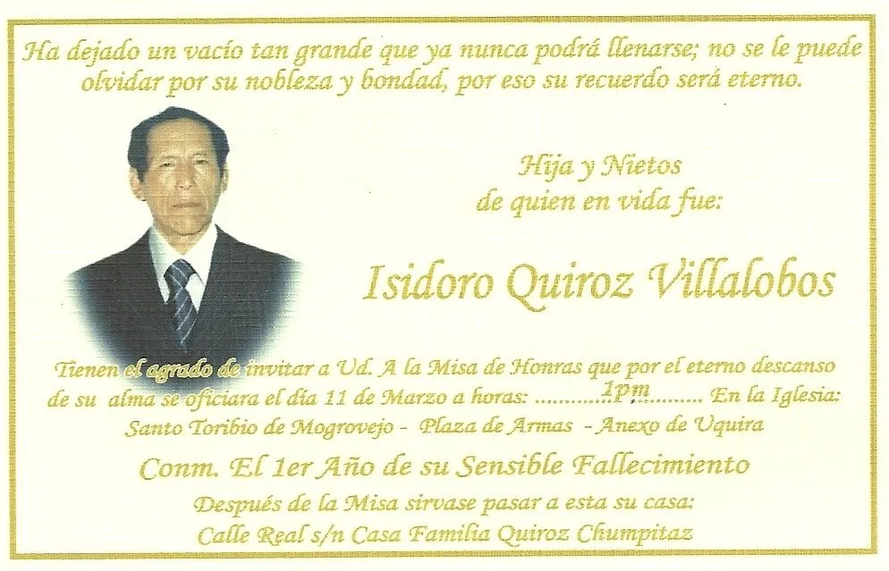 Sport Arica: Misa de honras en honor a Isidoro Quiroz Villalobos.