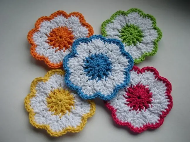 Springtime Coasters Crochet Pattern | AllCrafts Free Crafts Update