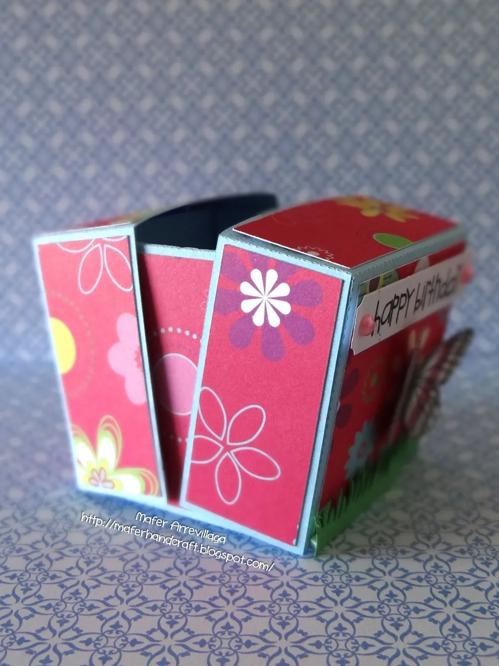 Stamping Paper: Cajitas sorpresa