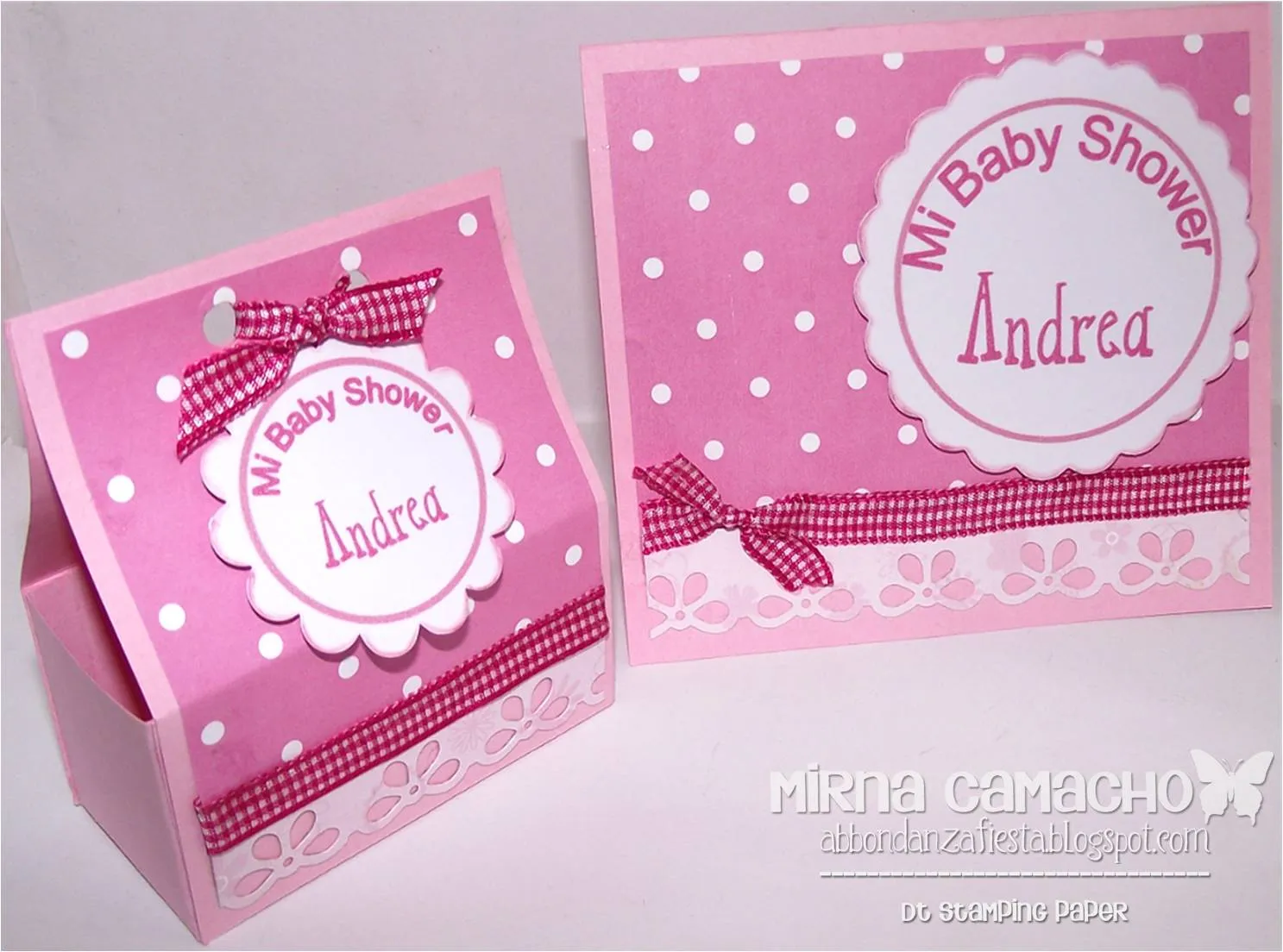 Stamping Paper: Invitación para Baby Shower