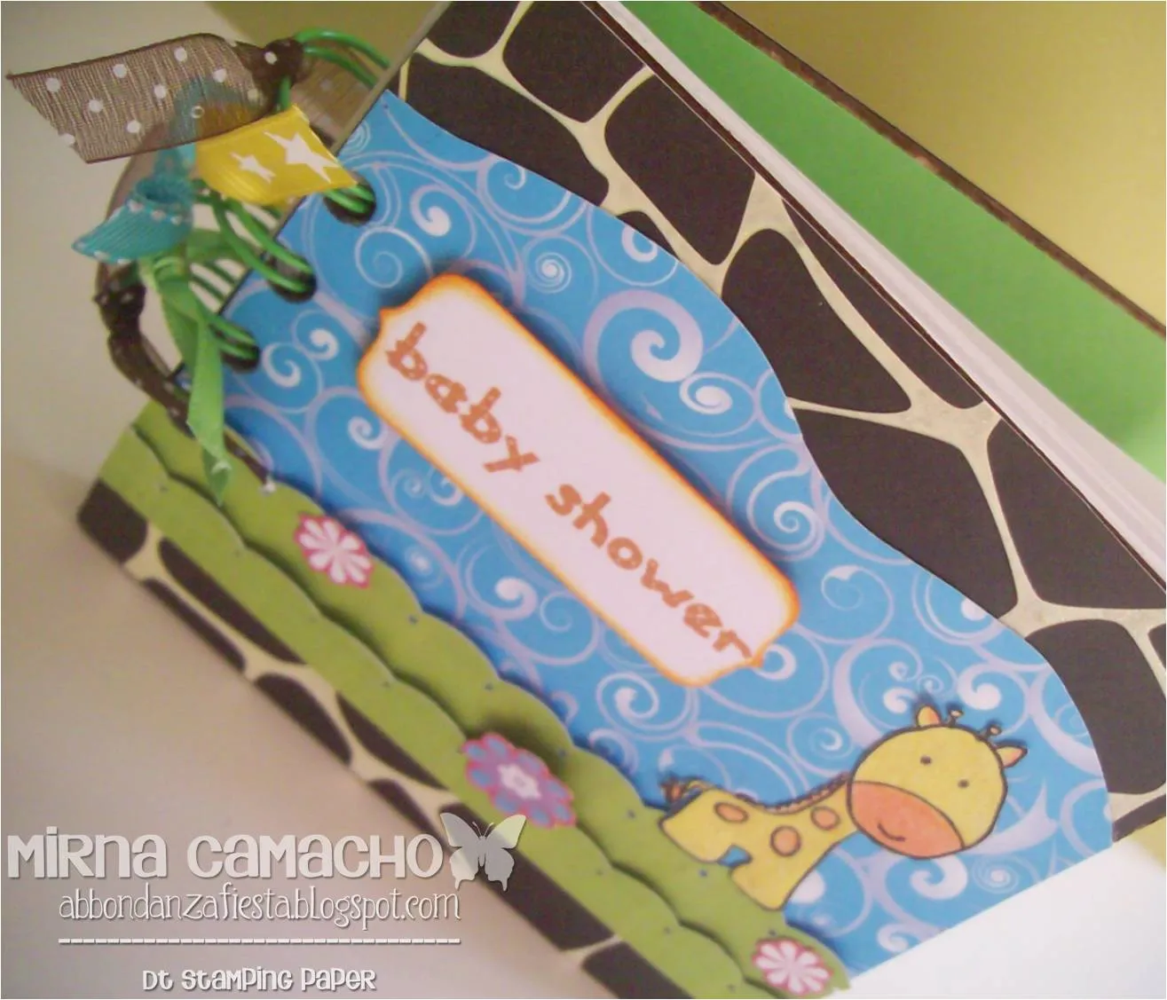 Stamping Paper: Libretita para Baby Shower