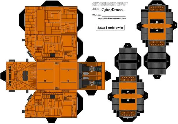 Star Wars Custom Cubeecraft Templates by CyberDrone on deviantART