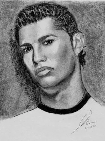 Stars Portraits - Portrait of Cristiano Ronaldo by InmaHoringer