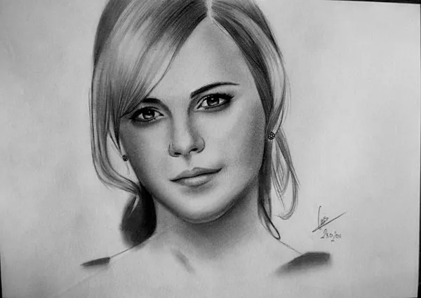 StarsPortraits - Retratos de Emma Watson por LuisBittini