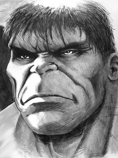 StarsPortraits - Retratos de Hulk por graphixrob
