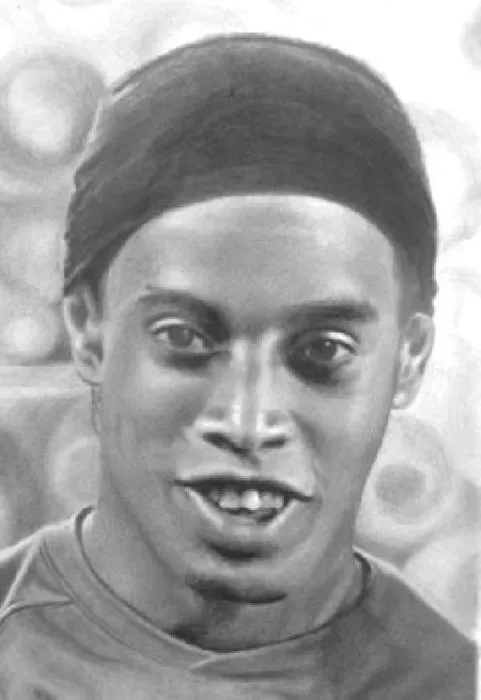 StarsPortraits - Retratos de Ronaldinho por SilviaReis