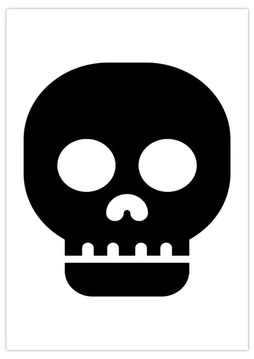 Stencil de calaveras para imprimir – calendarios.su