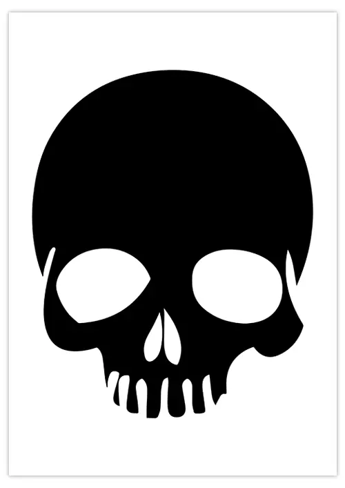 Stencil de calaveras para imprimir – calendarios.su