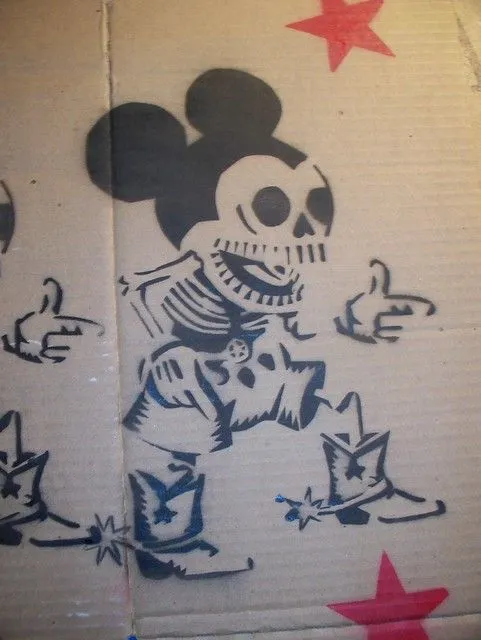 stencil Mickey | Flickr - Photo Sharing!