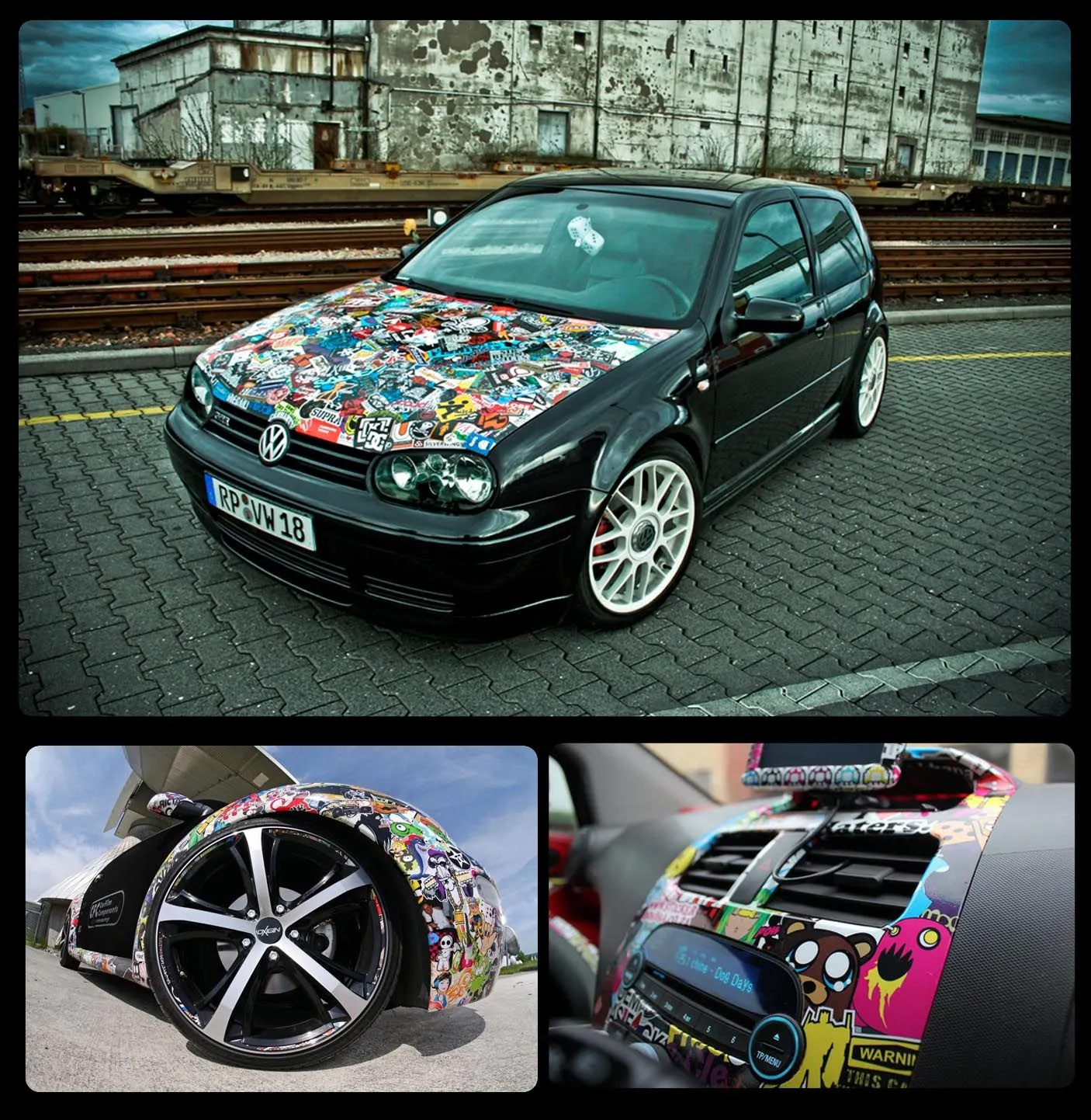 Sticker bomb, a moda que vai colar no seu carro | Carangos PB - O ...