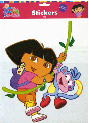 Sticker Dora Mural Geant 25 cm - PLUSHTOY