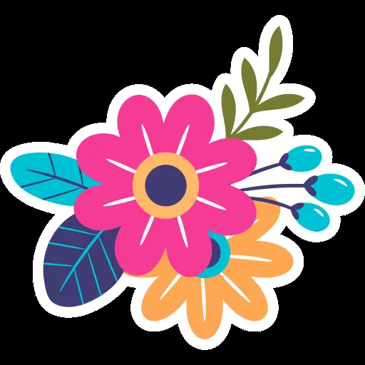 Stickers de Flores - Stickers de naturaleza gratis