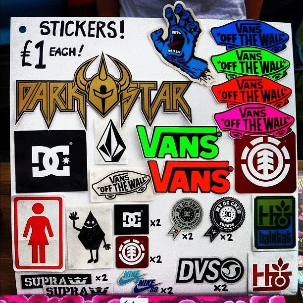 Stickers #skateboarding #street #surf #vans | Flickr - Photo Sharing!