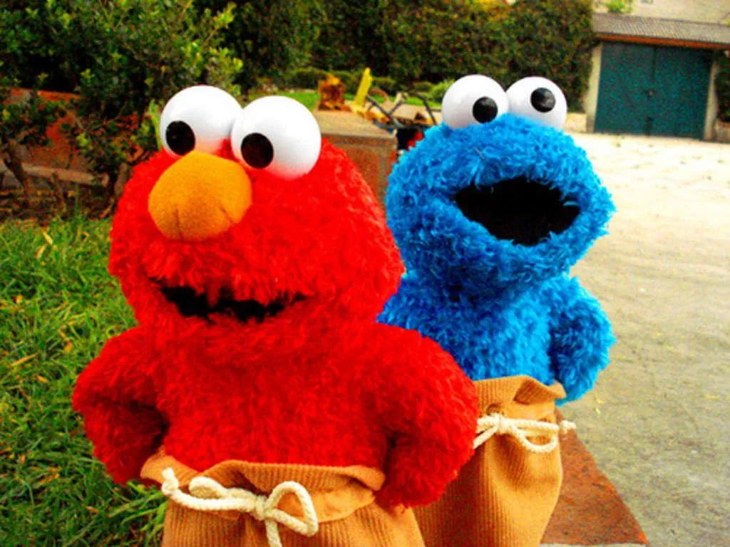 Stock Detail | Elmo and Cookie Monster | Official PSDs