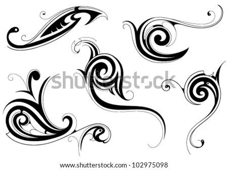 Stock Images similar to ID 115800379 - tribal art design