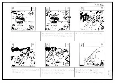 Storyboard - Gordo y Flaco © | andrés f. campos - II