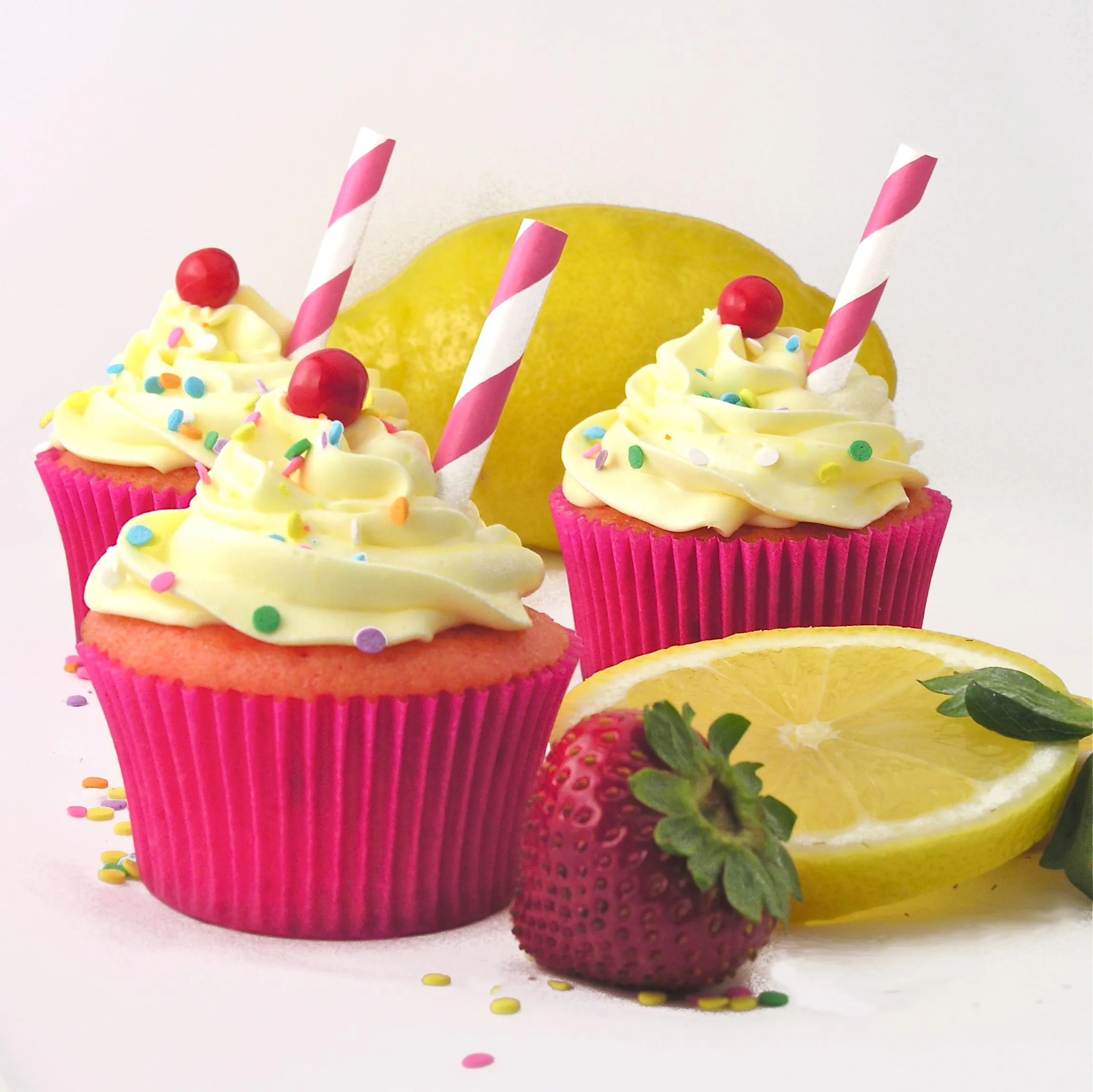 Strawberry Lemonade Cupcakes!!!! | eASYbAKED