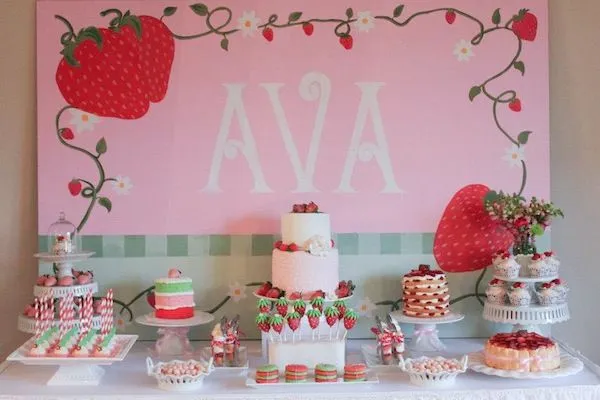 Strawberry Shortcake Girl 2nd Birthday Party Planning Ideas