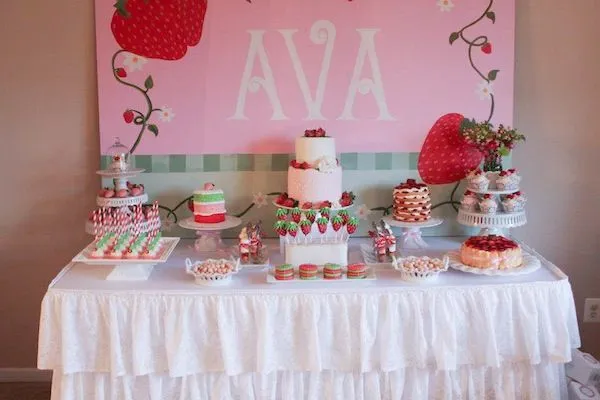 Strawberry Shortcake Girl 2nd Birthday Party Planning Ideas