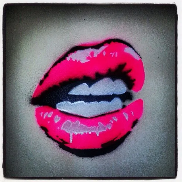 Street art. Urban art. Art. Graffiti. Urban. Lips | art | Pinterest