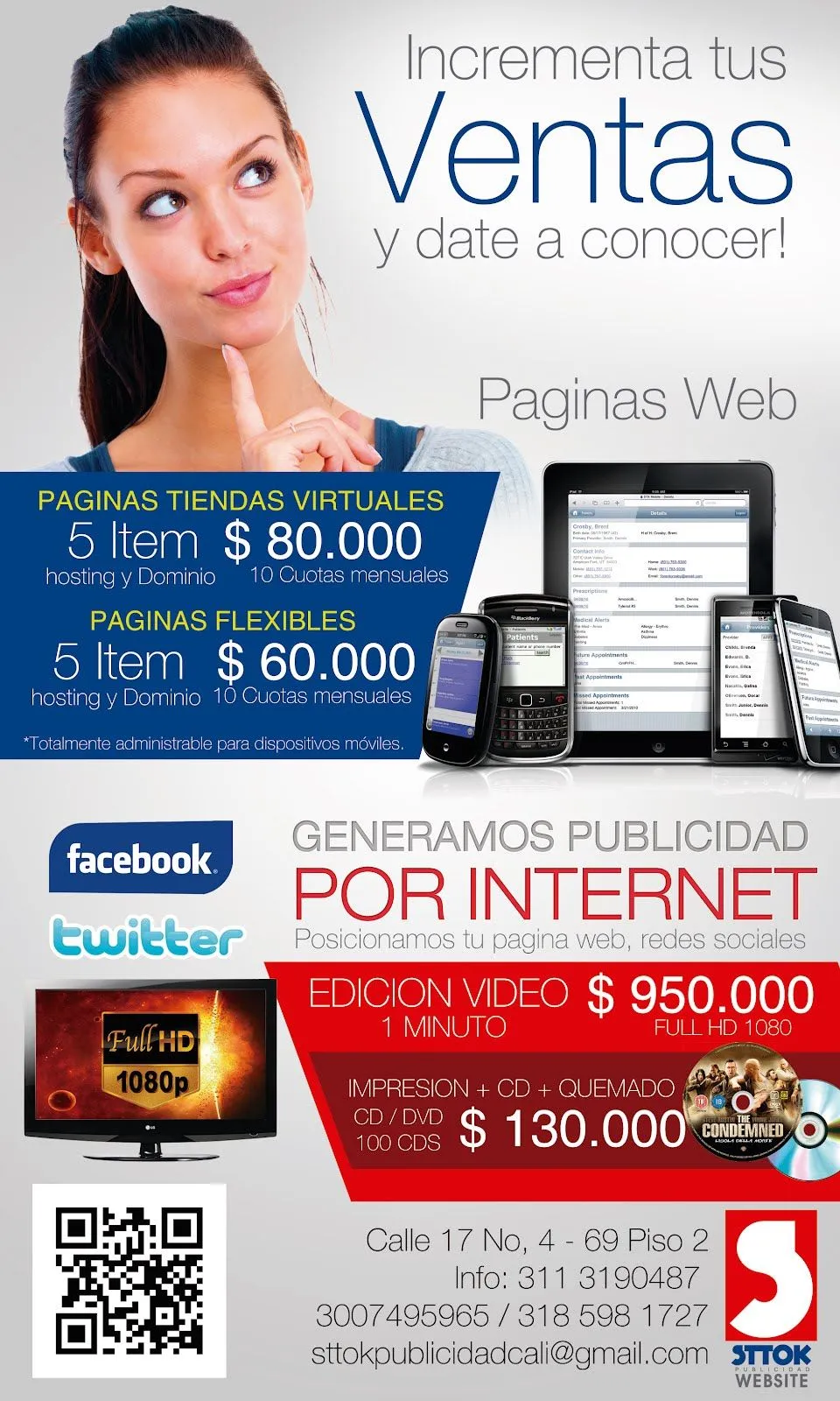 Sttok Publicidad Website: Precios de Publicidad