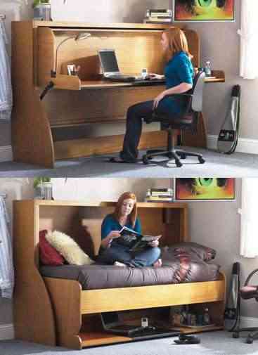 Studybed, camas abatibles que aparecen y desparacecen | Decoración 2.0