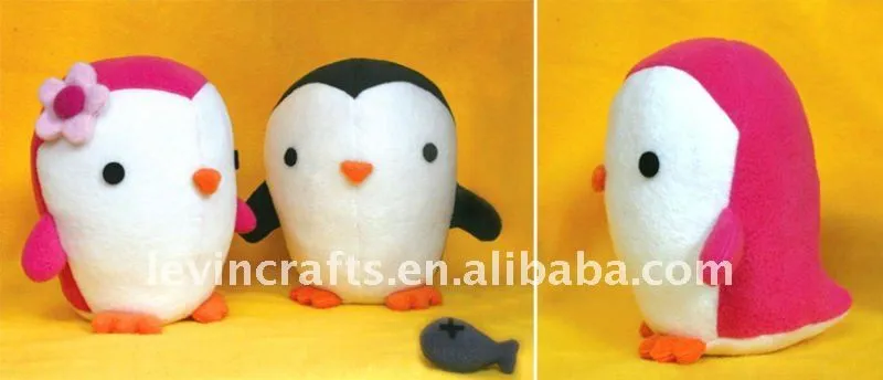 Suave peluche de fieltro pingüino juguetes-Animales de peluche y ...