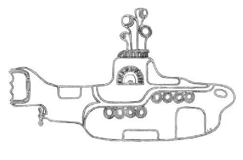 submarino amarillo para colorear - Buscar con Google | Dibujos ...