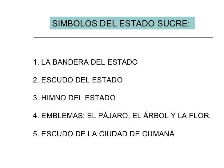 Estado Sucre-Mapa Mental