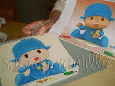sucre i vainilla - pasteles personalizados: Tarta de Pocoyó ...