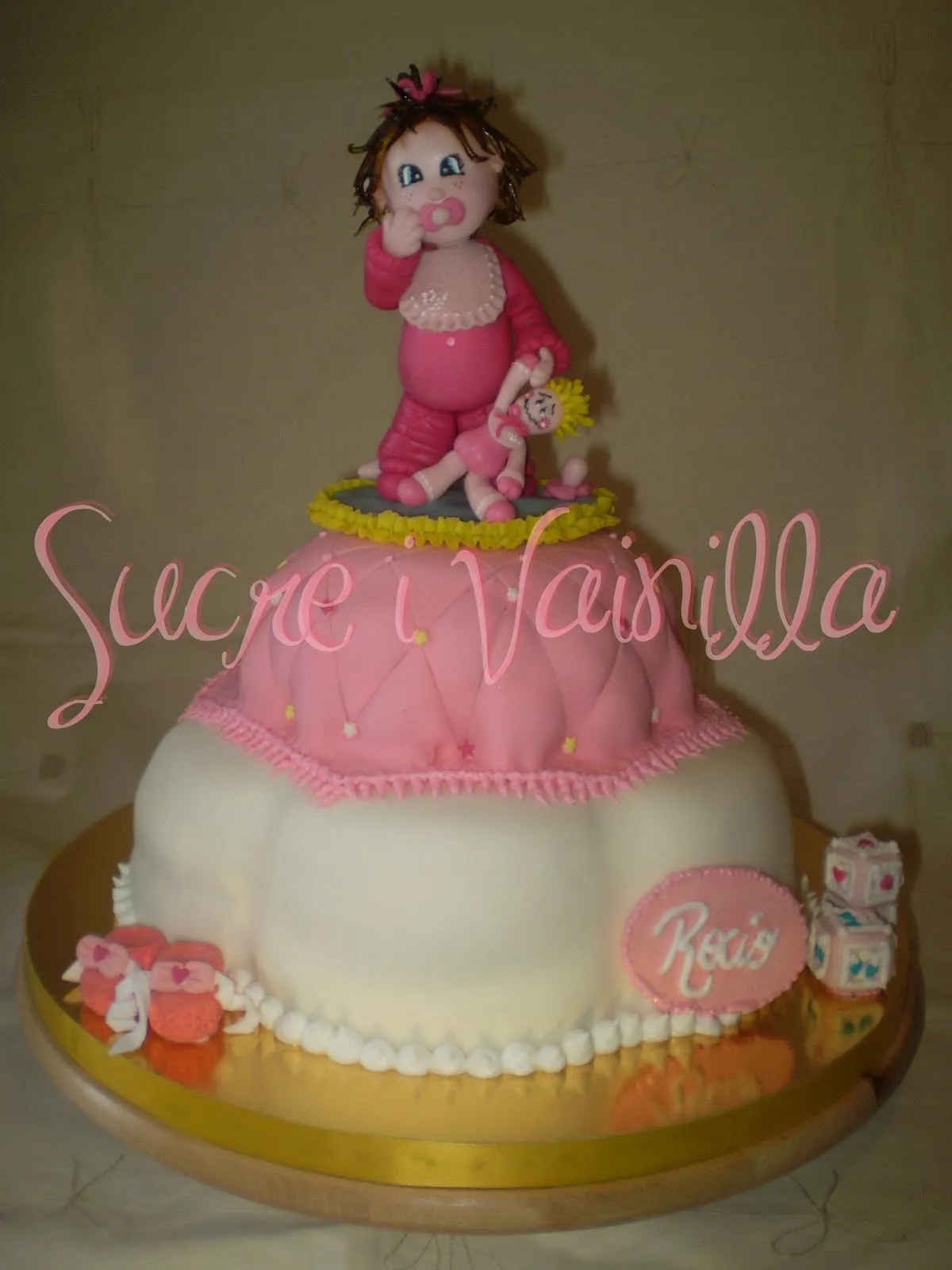 sucre i vainilla - pasteles personalizados: Tarta de Bautizo y ...