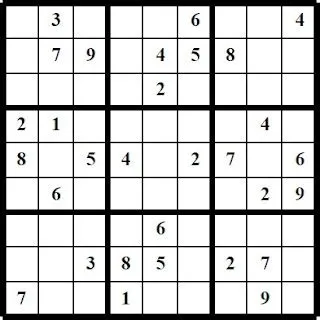 SUDOKUS PARA IMPRIMIR: SUDOKU FÁCIL 9